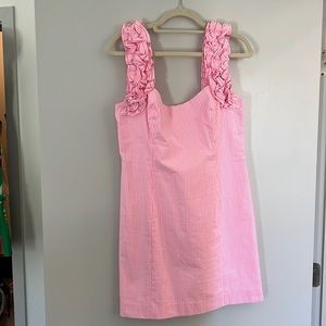 Lilly Pulitzer Pink Seersucker Dress